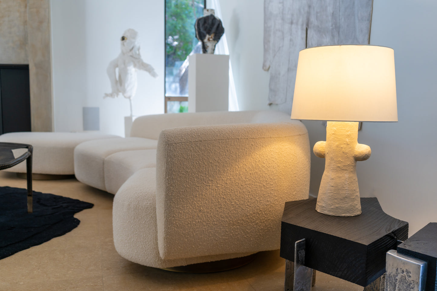 Sandy Double Bubble Lamp