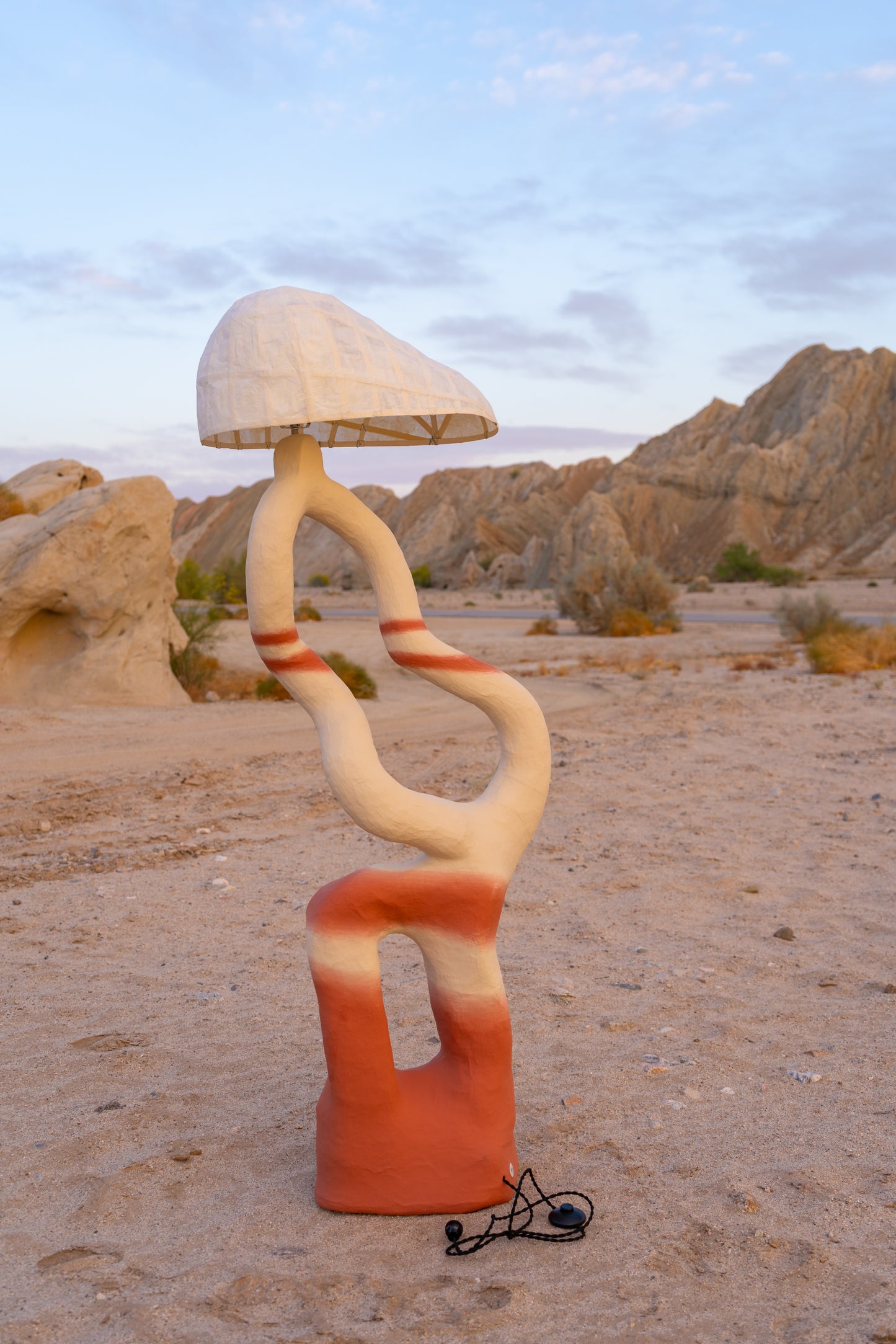 Red Desert Floor Lamp