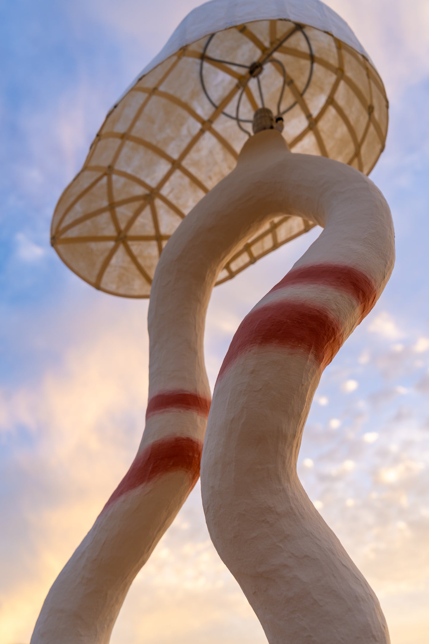 Red Desert Floor Lamp