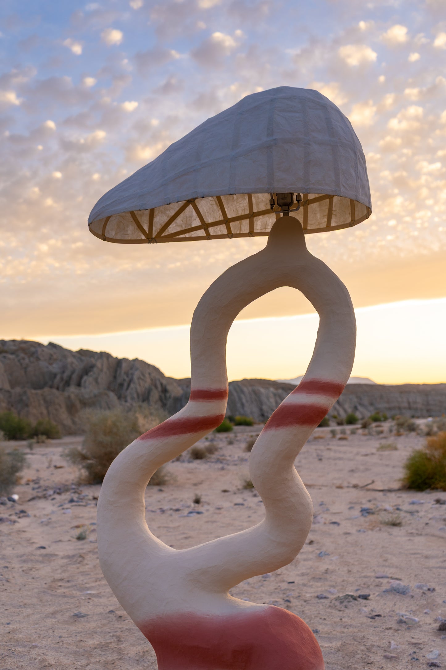 Red Desert Floor Lamp