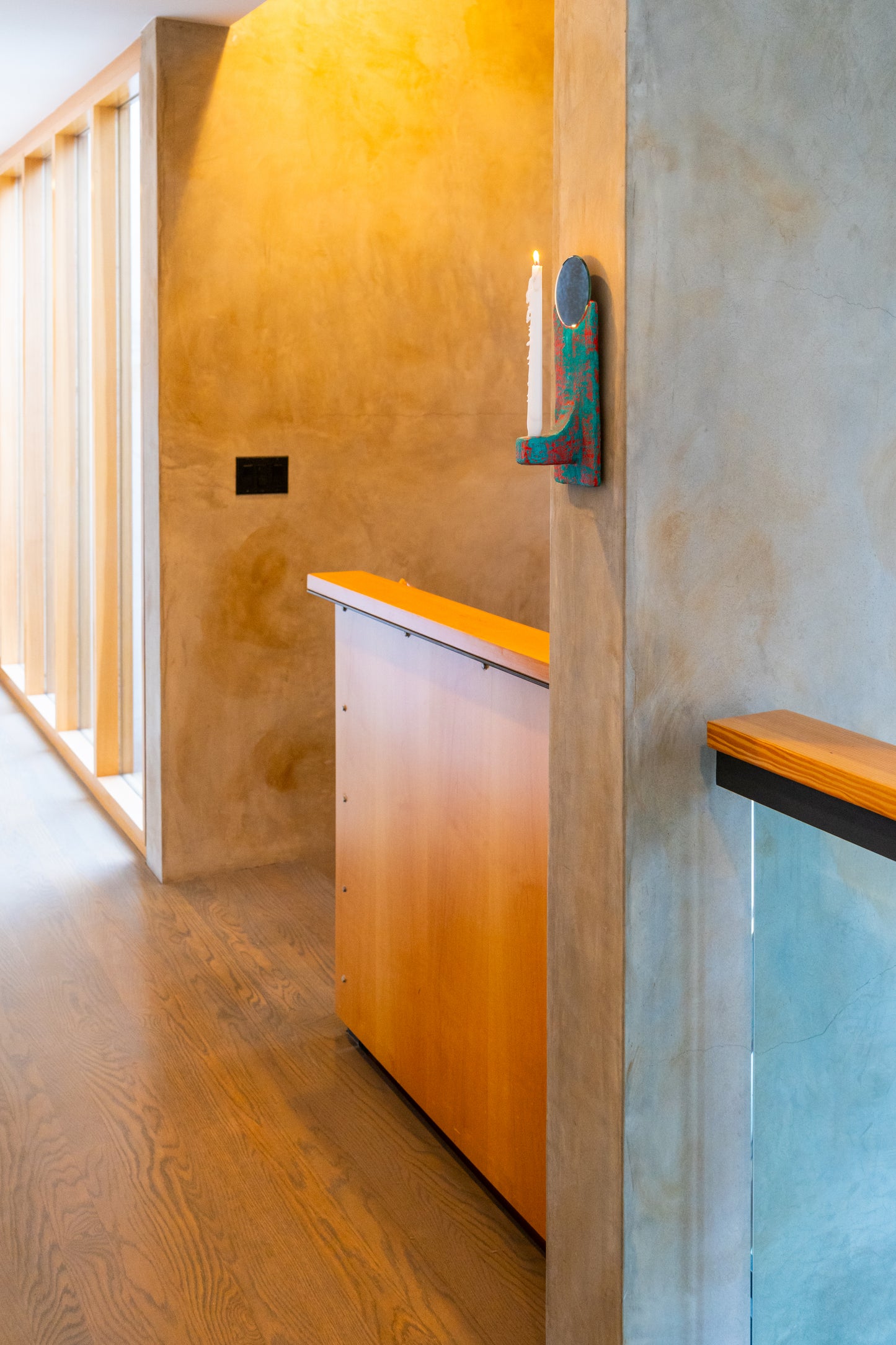Flame Frame Candle Sconce