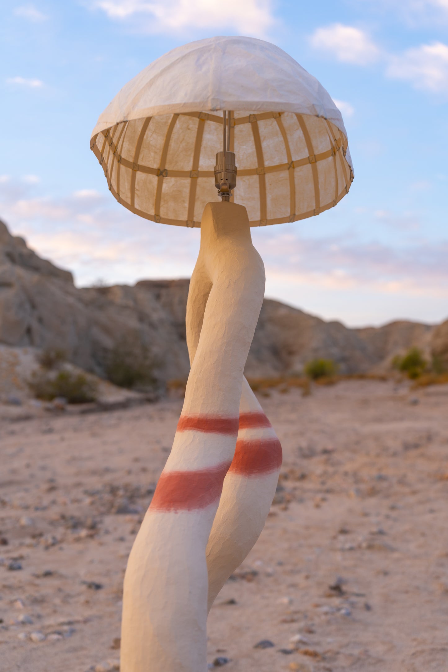 Red Desert Floor Lamp
