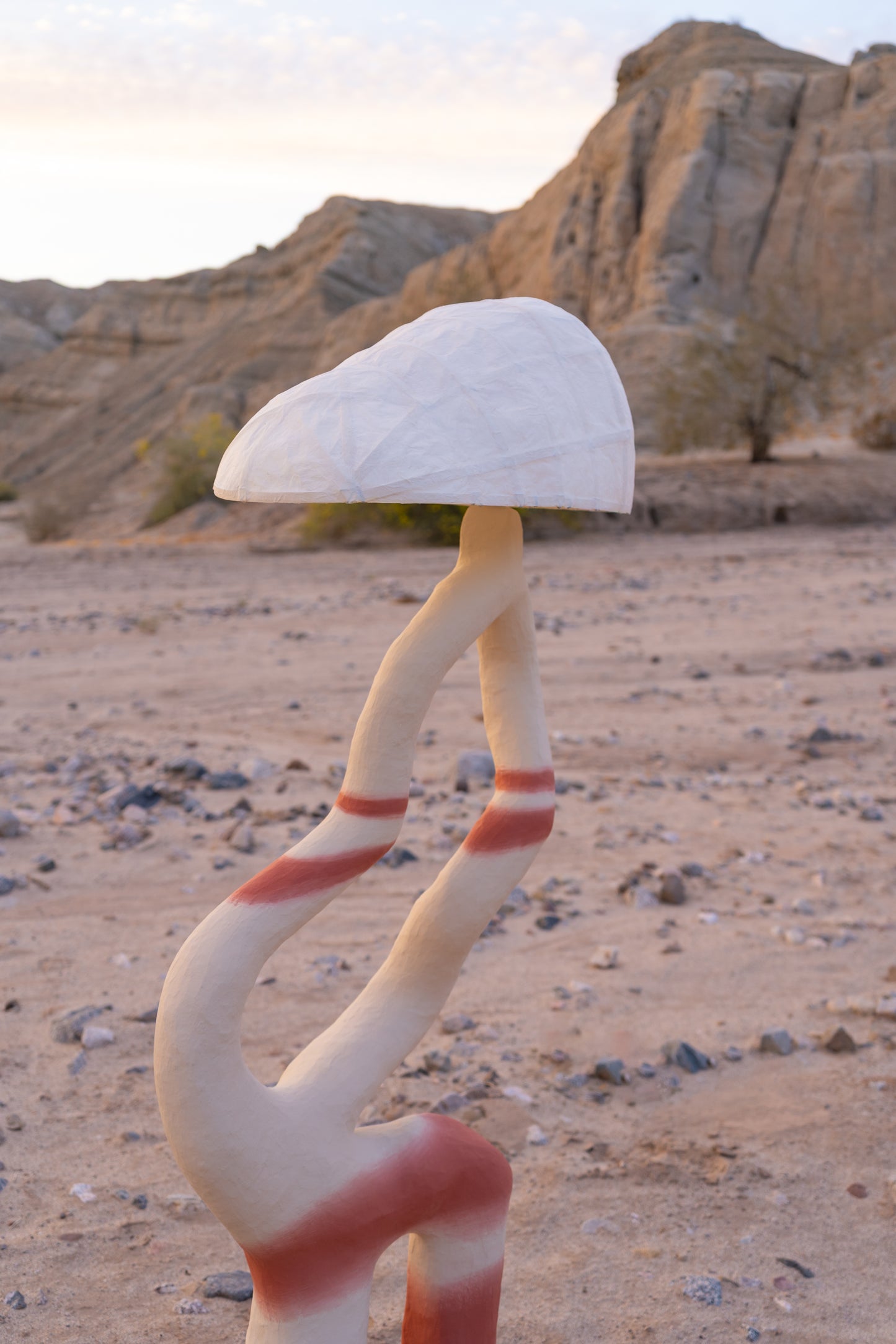 Red Desert Floor Lamp