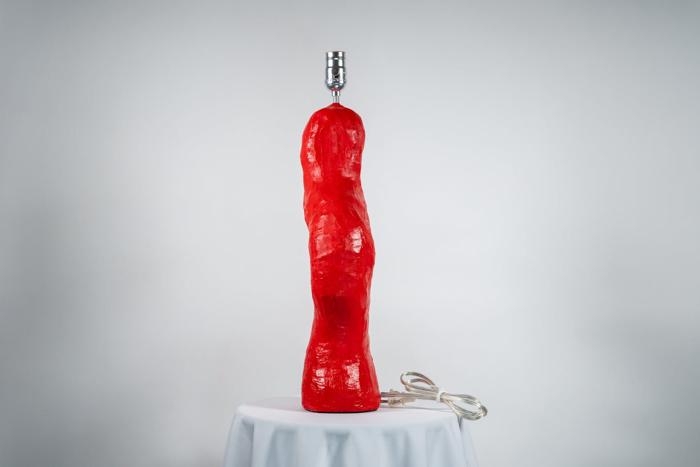 Scarlet Squiggle Lamp