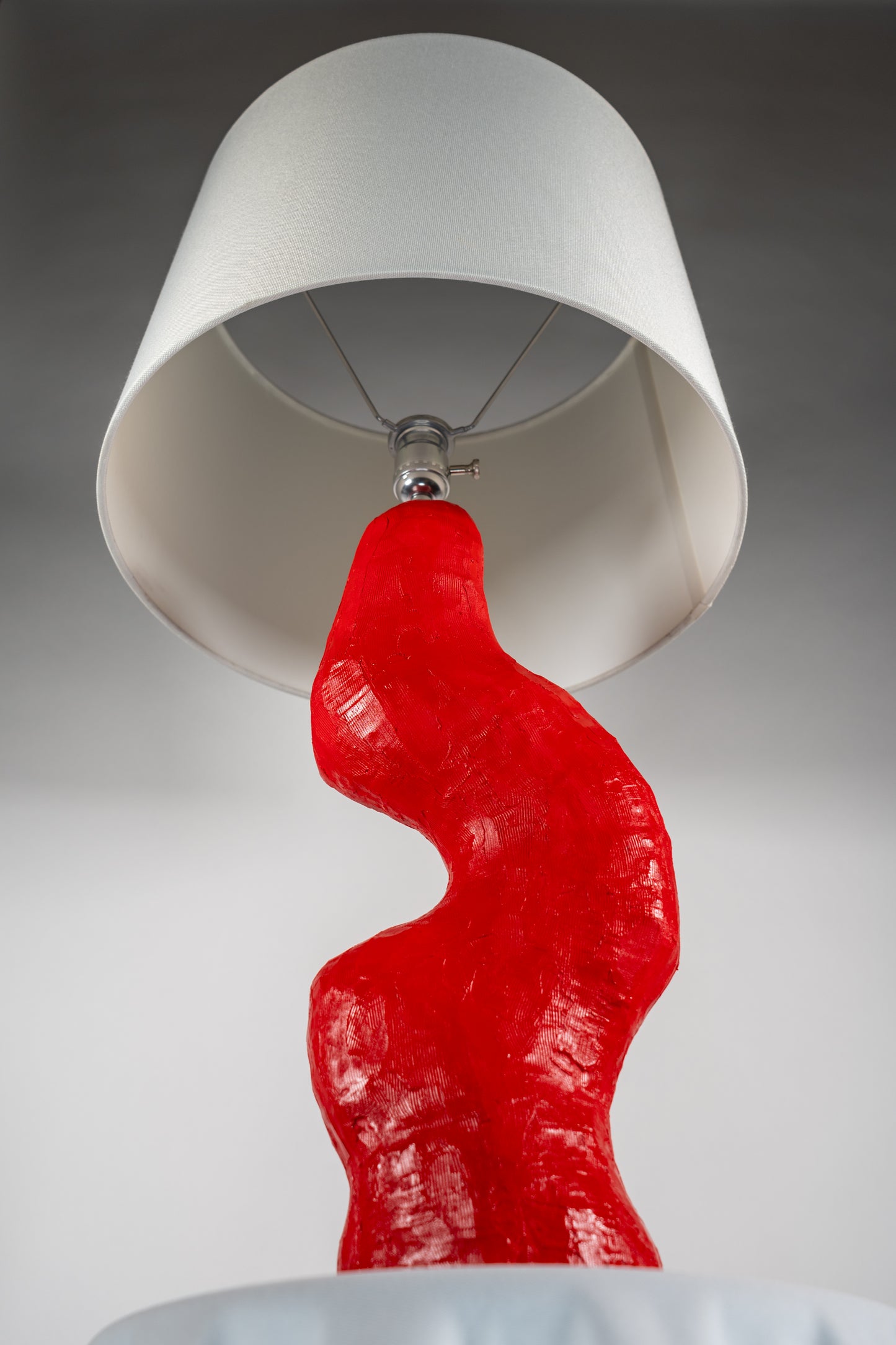 Scarlet Squiggle Lamp