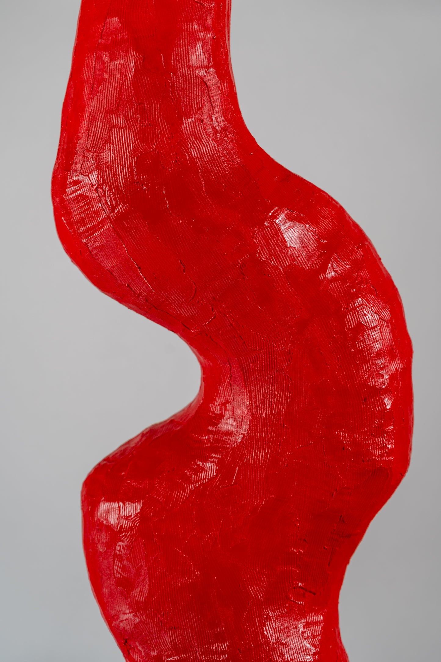 Scarlet Squiggle Lamp