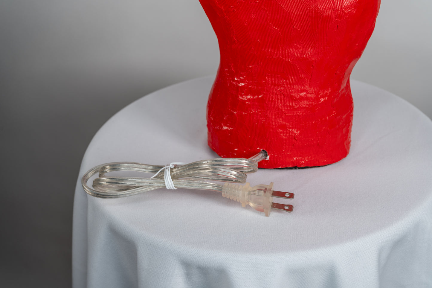 Scarlet Squiggle Lamp