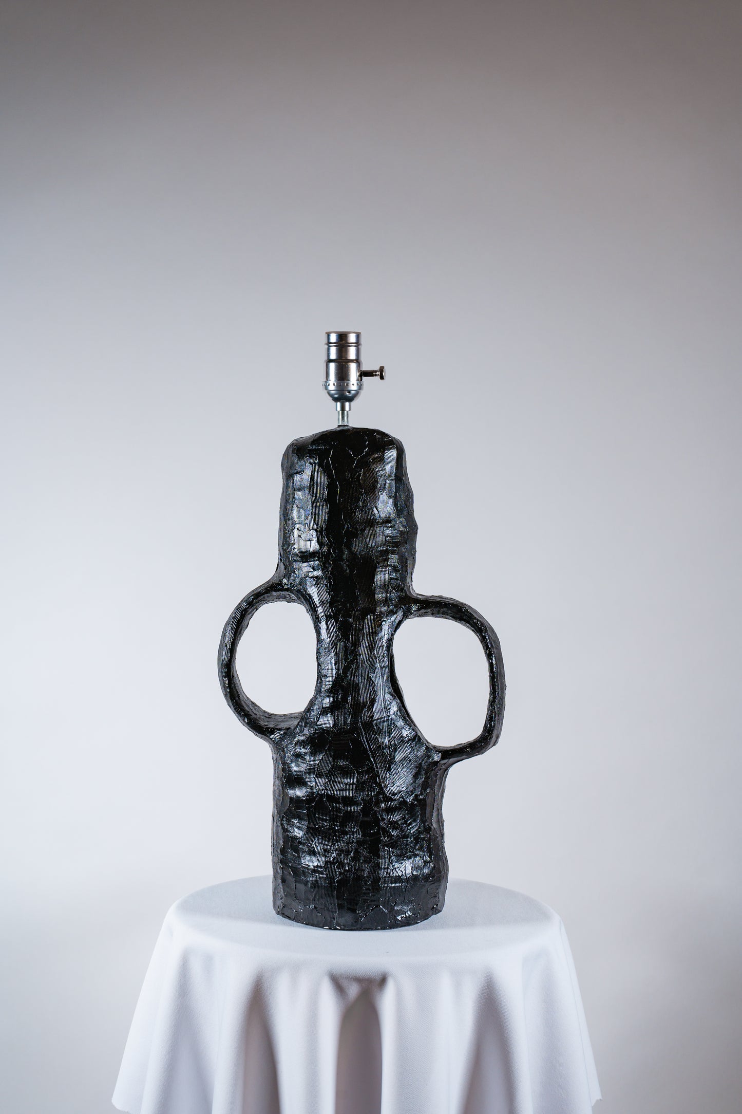 Obsidian Loop Lamp