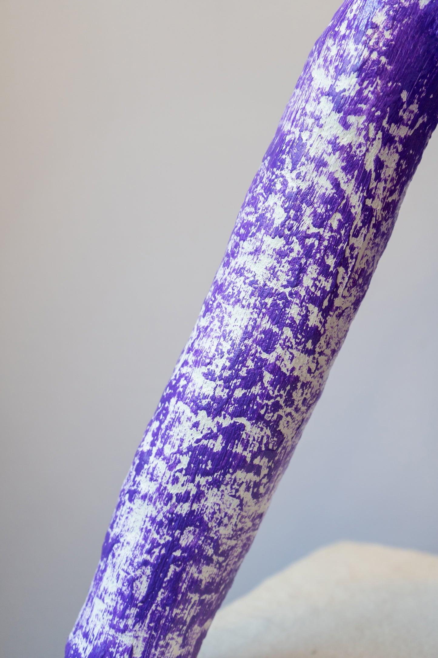 Purple Tripod Lamp