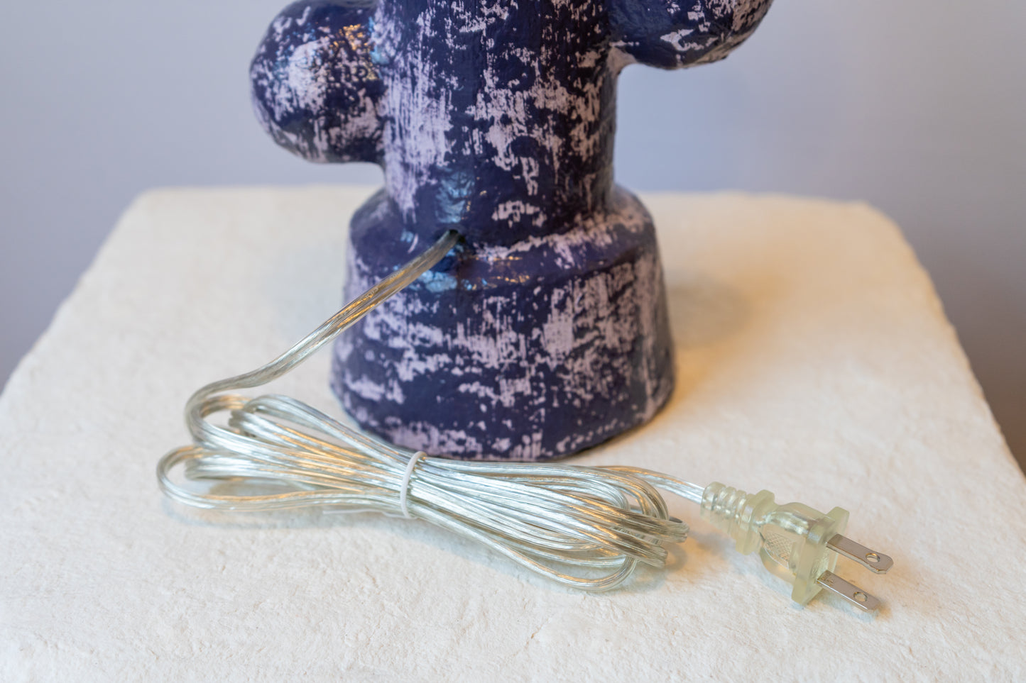 Lavender and Purple Three Bubble Lamp
