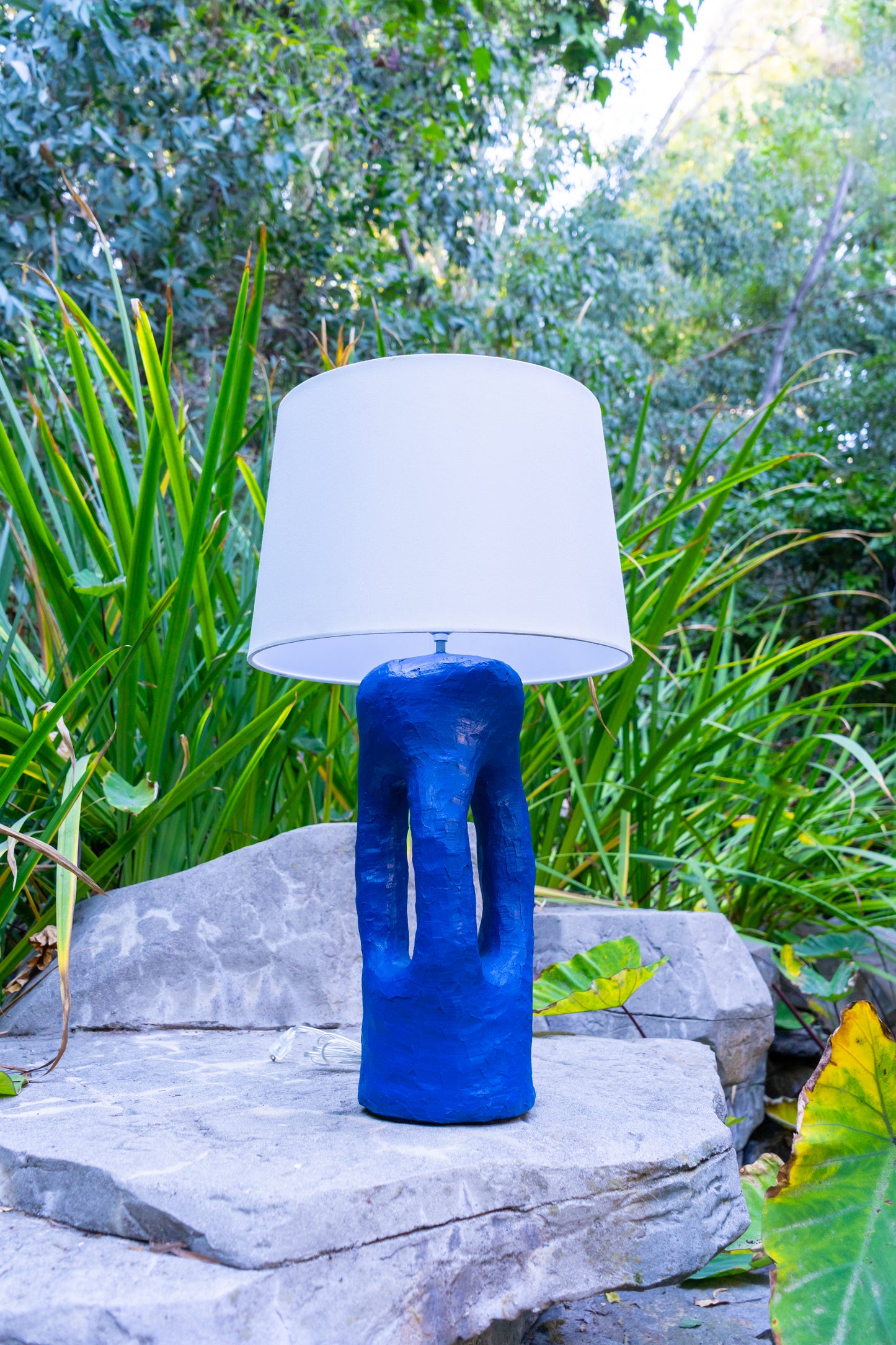 Cerulean Columns Lamp