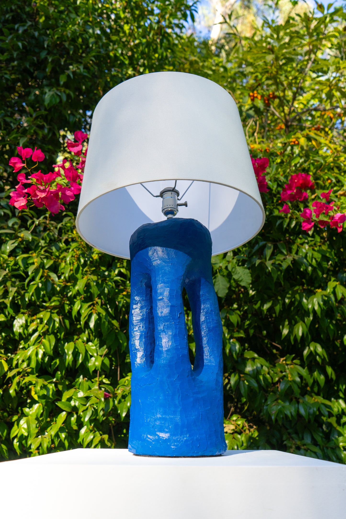 Cerulean Columns Lamp