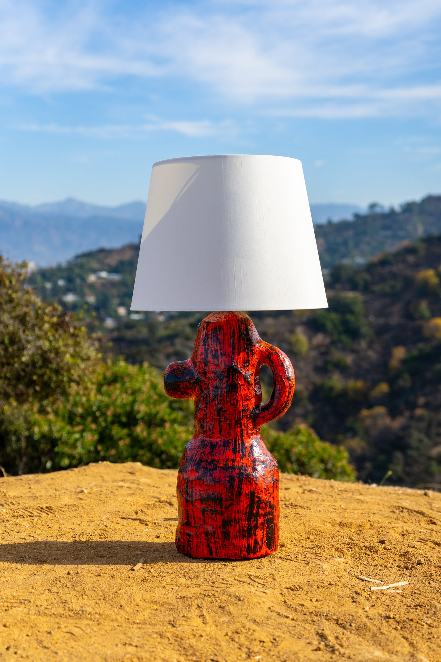 Red Rooster Lamp