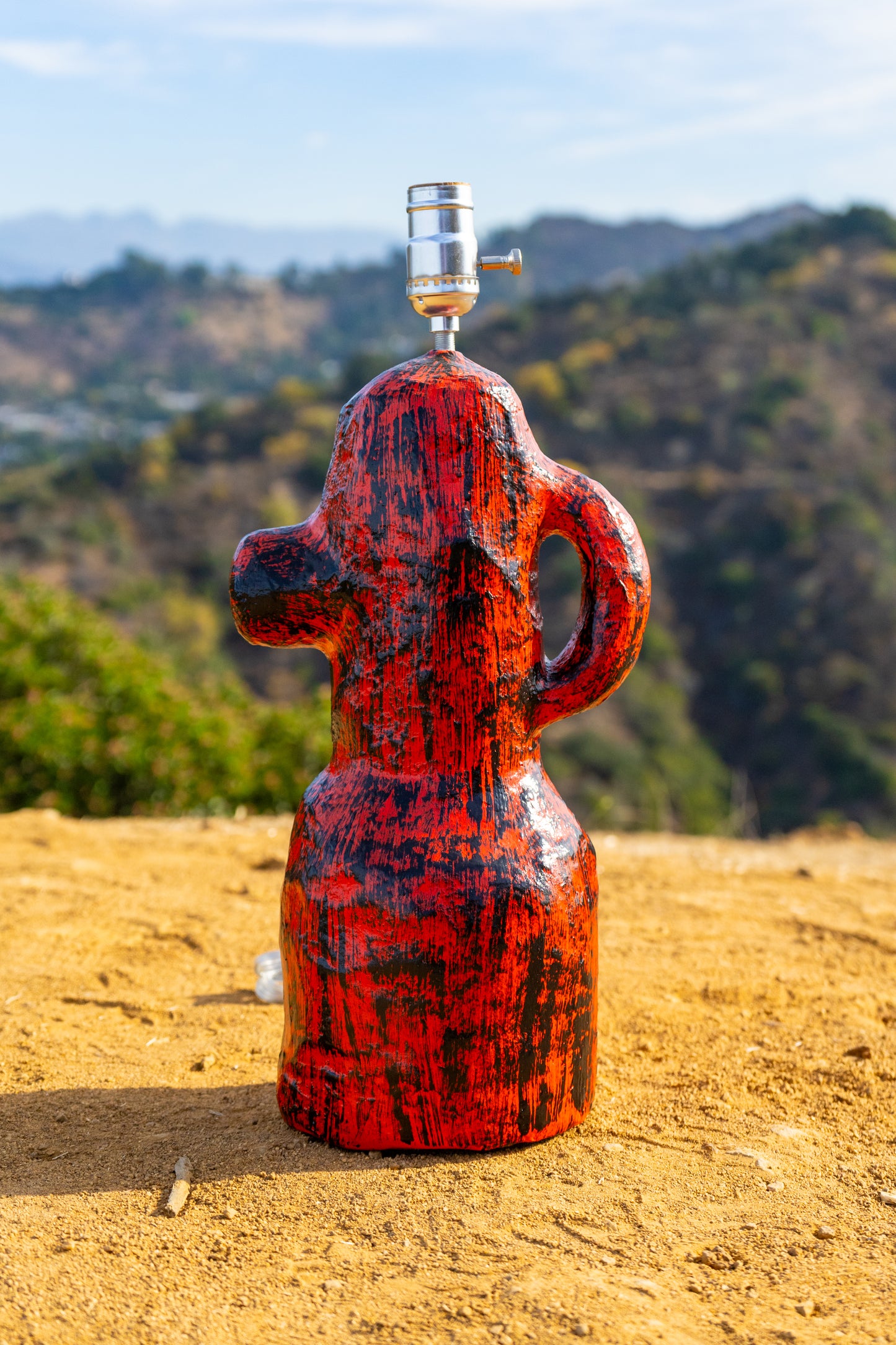 Red Rooster Lamp