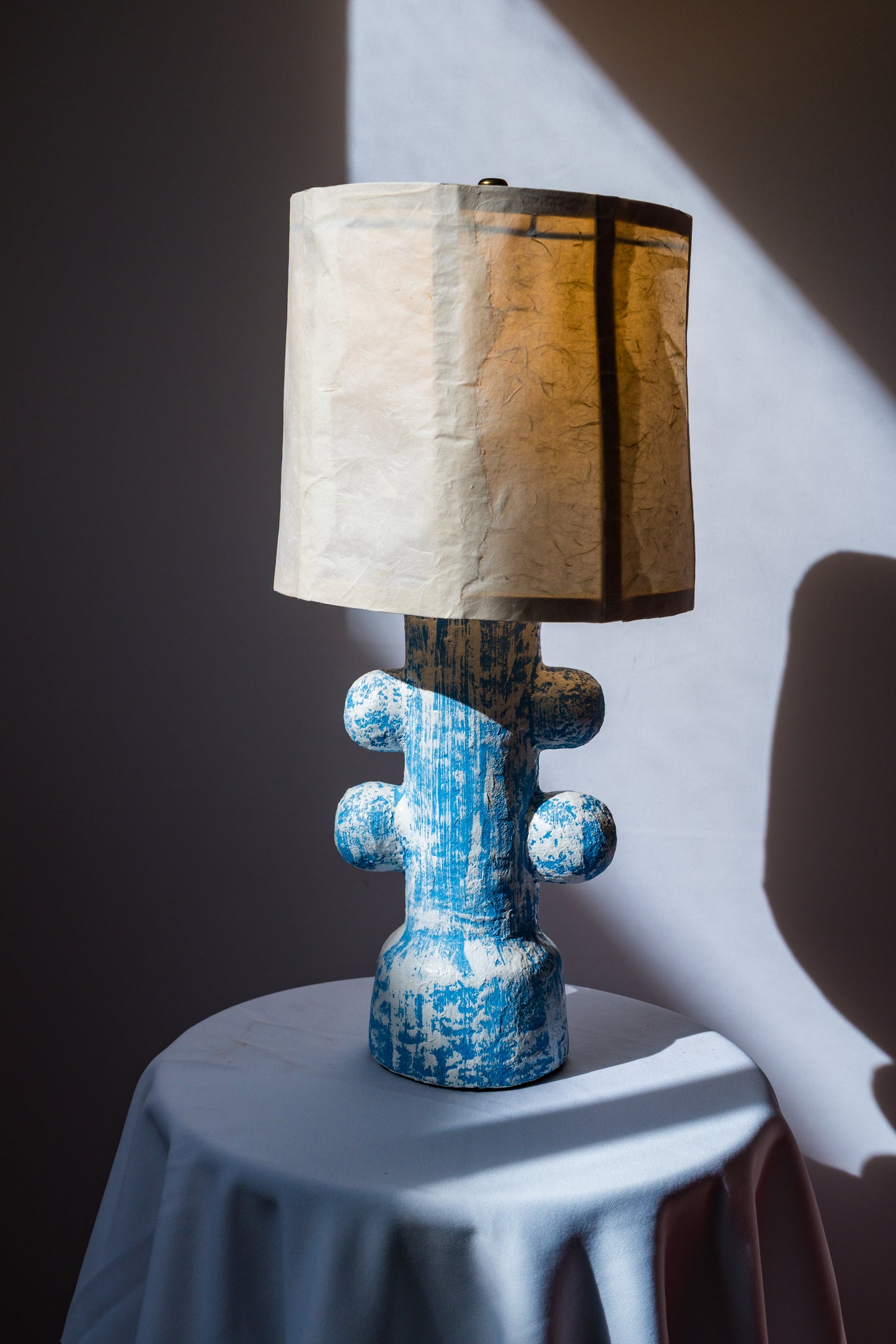 Blue and White Four Bubble Lamp