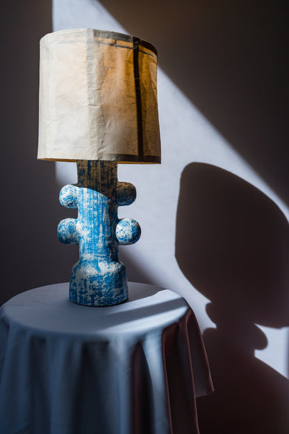 Blue and White Four Bubble Lamp