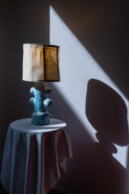 Blue and White Four Bubble Lamp