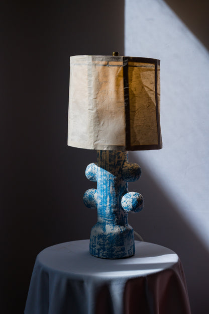 Blue and White Four Bubble Lamp