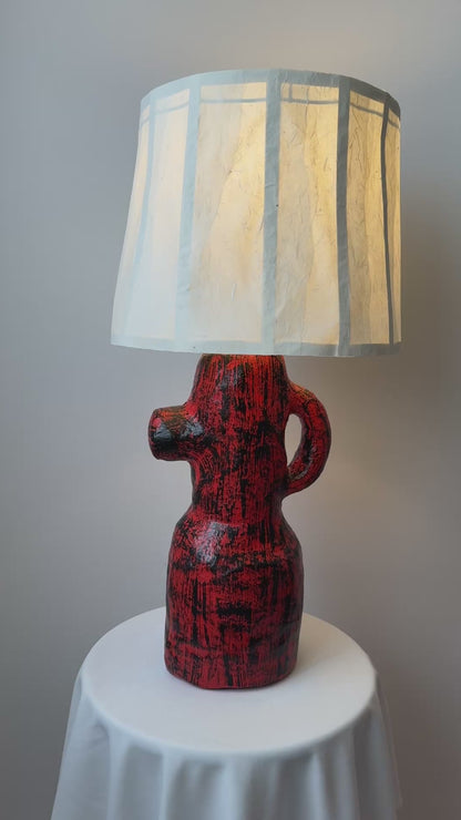 Red Rooster Lamp